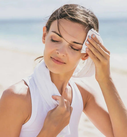 Blog Feed Article Feature Image Carousel: Sweat-Proof Your Summer Skincare