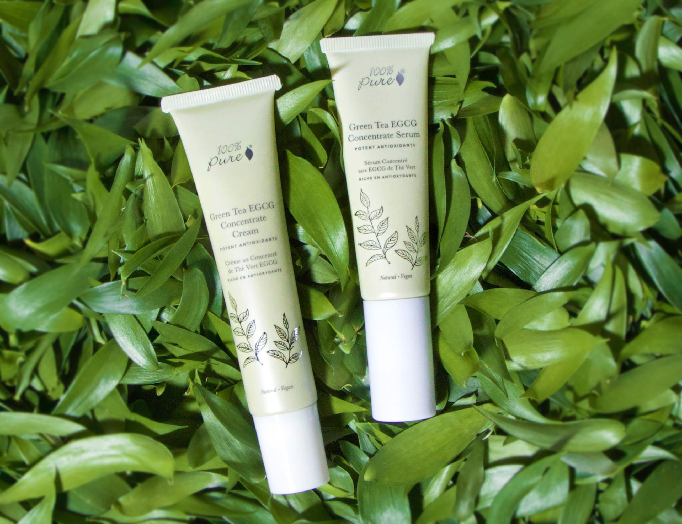 100% PURE Green Tea EGCG Duo To Soothe Inflamed Skin