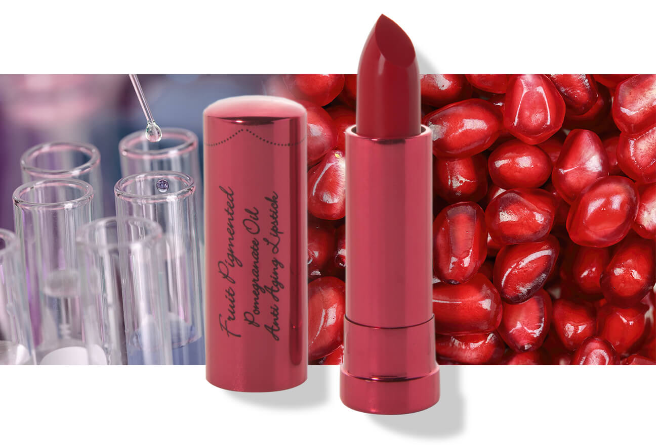 100% PURE Pomegranate Lipstick