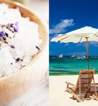  Enjoy a Beach Getaway with Bath Salts & Scrubs