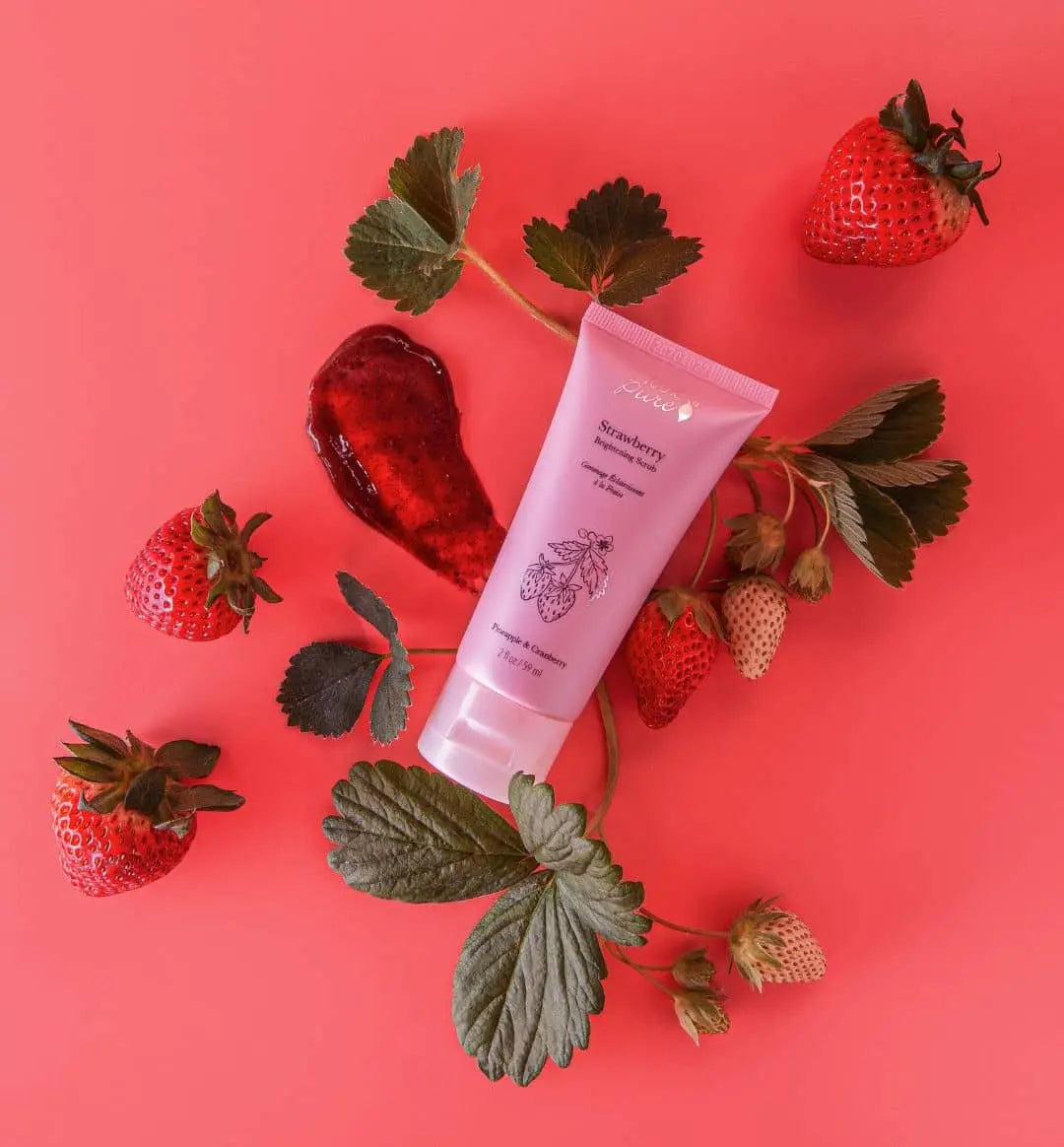Strawberry Brightening Scrub: Your Summer Skin Essential