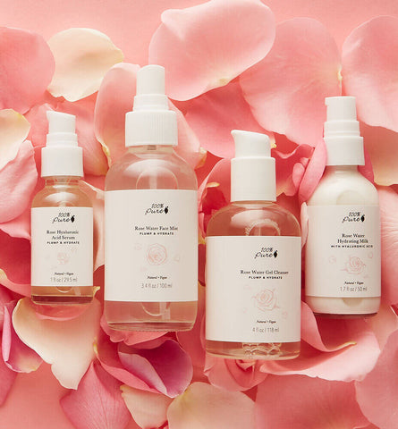 Blog Feed Article Feature Image Carousel: Rose & Hyaluronic Acid Collection 