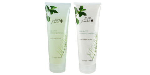 Blog Feed Article Feature Image Carousel: Kelp & Mint Volumizing Shampoo and Conditioner 