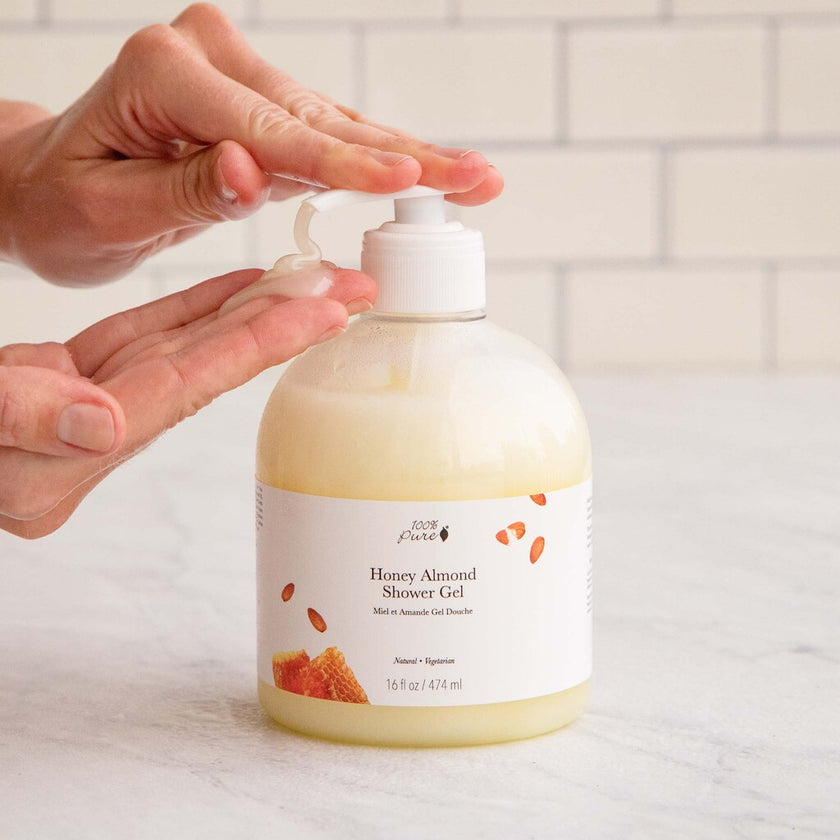 100% pure Honey Almond Shower Gel