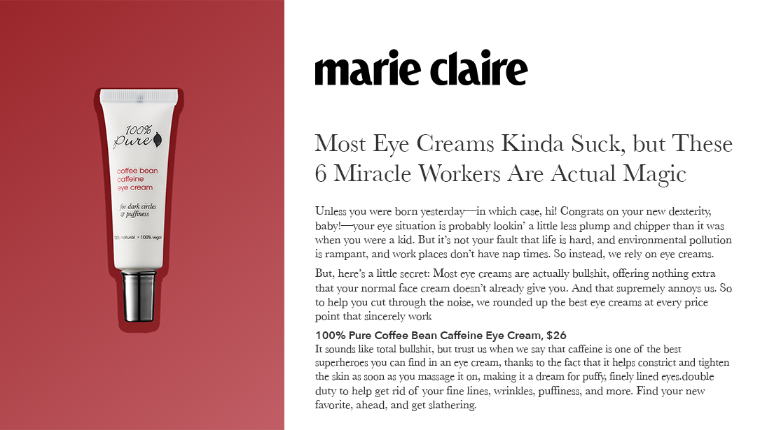 Press Release: MarieClaire.com