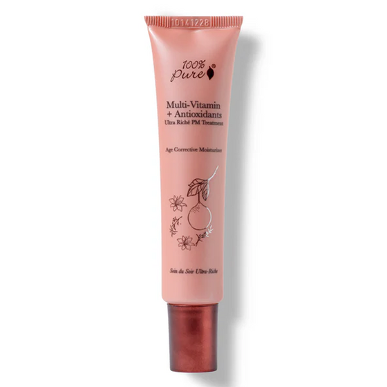 Multi-Vitamin + Antioxidants Ultra Riché PM Treatment — 100% PURE