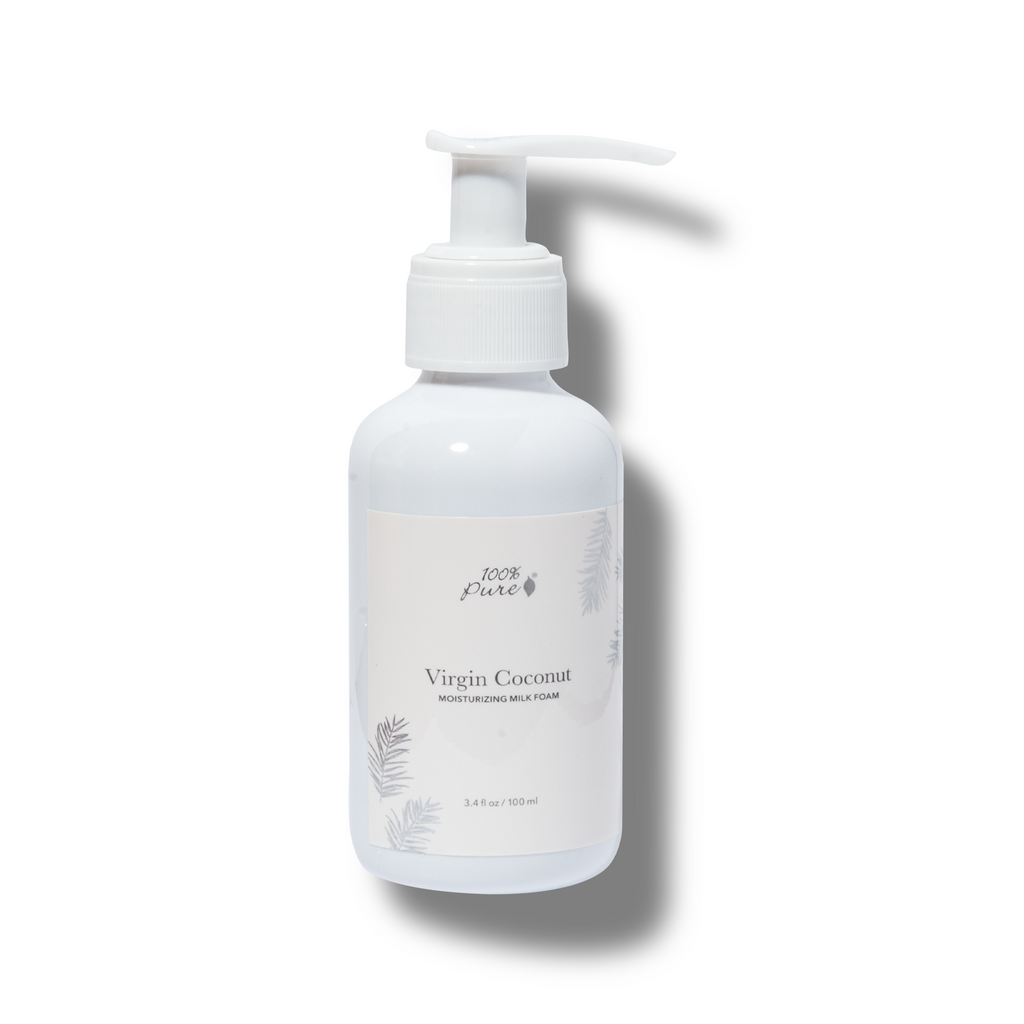 Virgin Coconut Moisturizing Milk Foam – 100% PURE