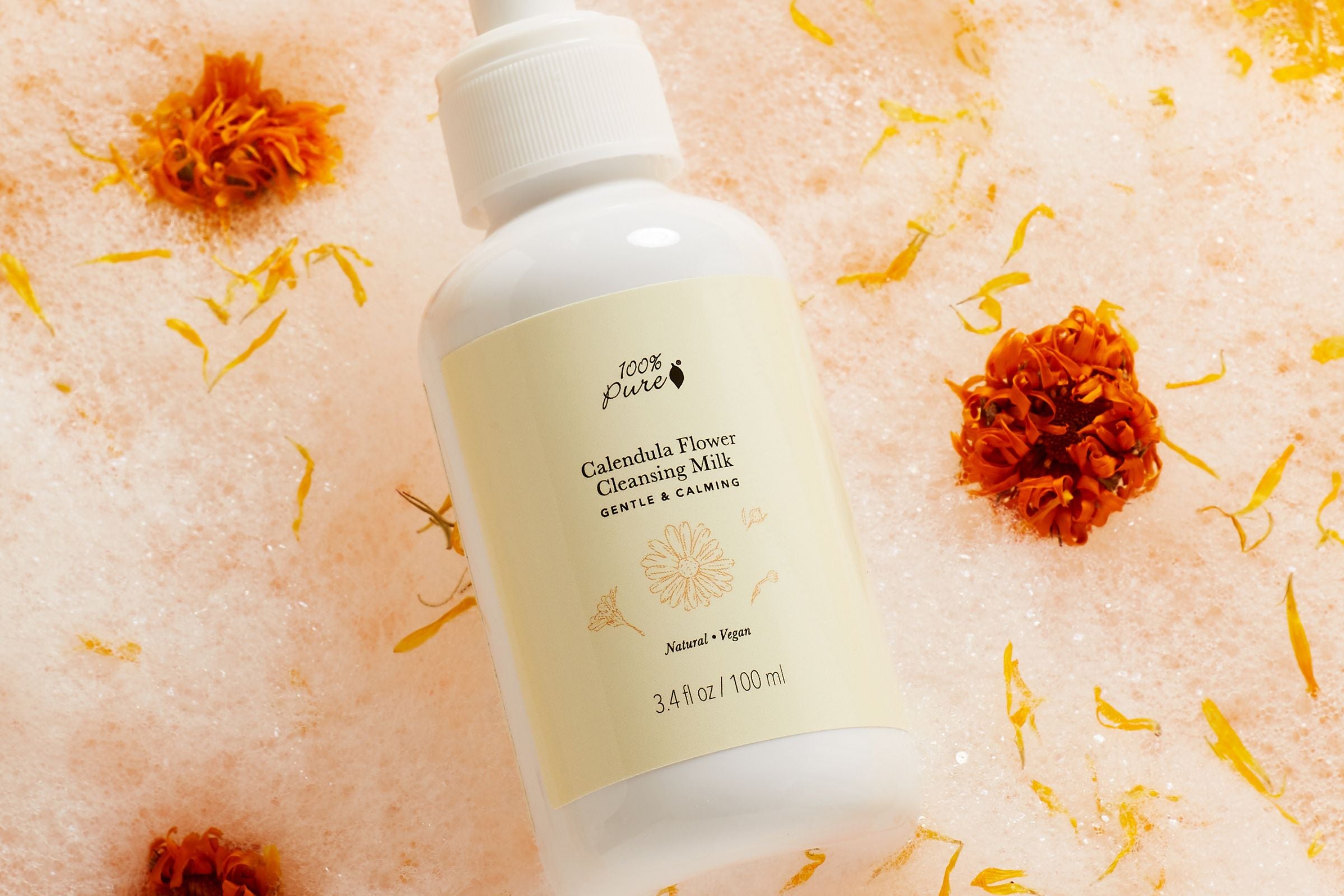 100_PURE_Calendula_Flower_Cleanser