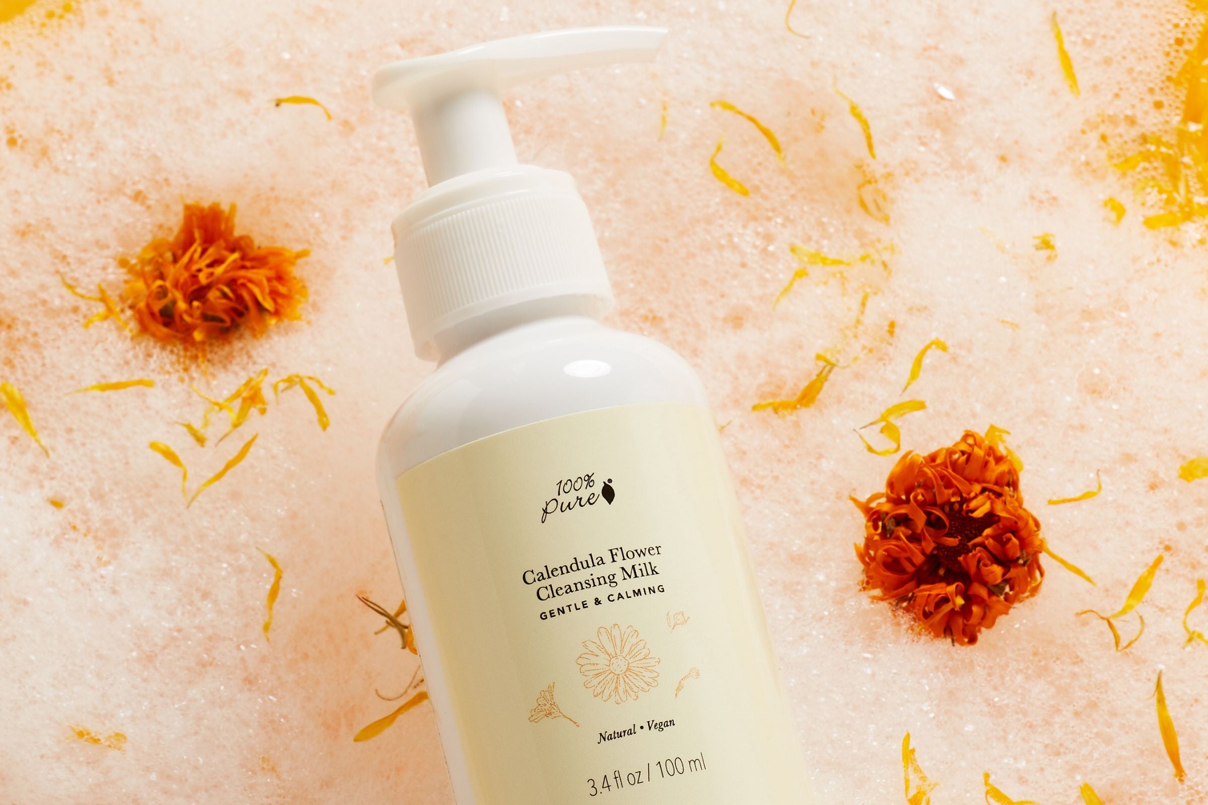 100_PURE_Calendula_Flower_Cleansing_Milk