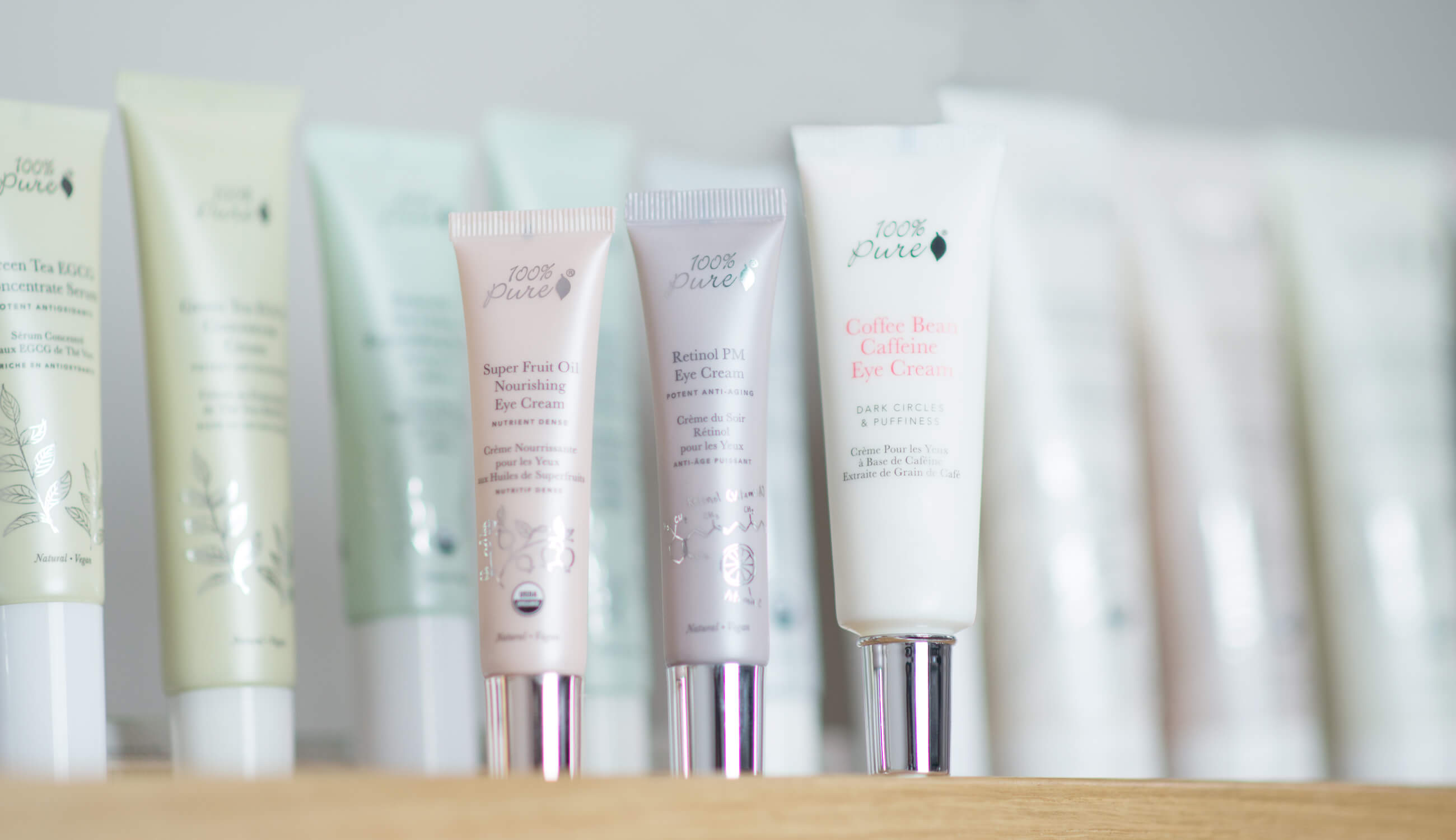 100% PURE Eye Creams