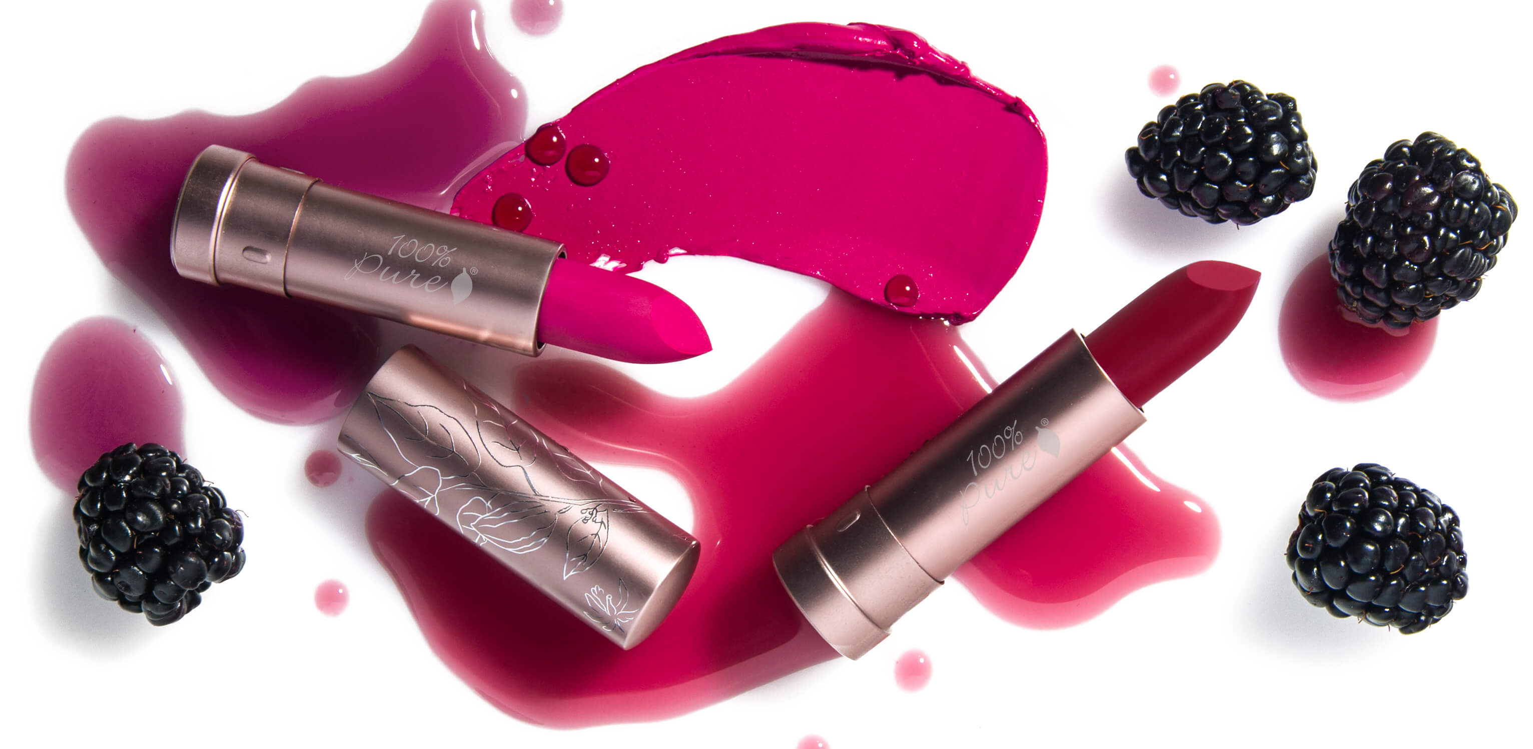 100% PURE Fruit pigmented matte lipsticks