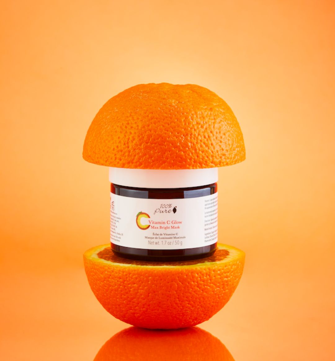100_PURE_Vitamina_C_Max_Bright_mascarilla_con_Coq10
