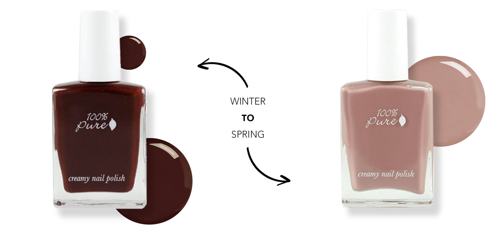 100% Pure Creamy Nail Polish Nail