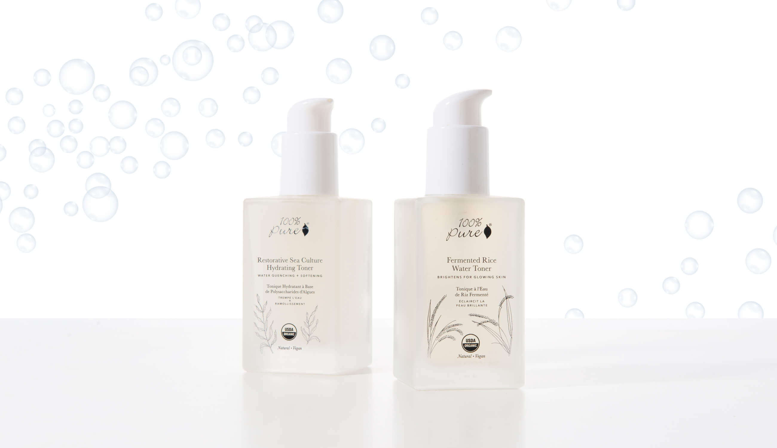 100% Pure Hydrating Toners