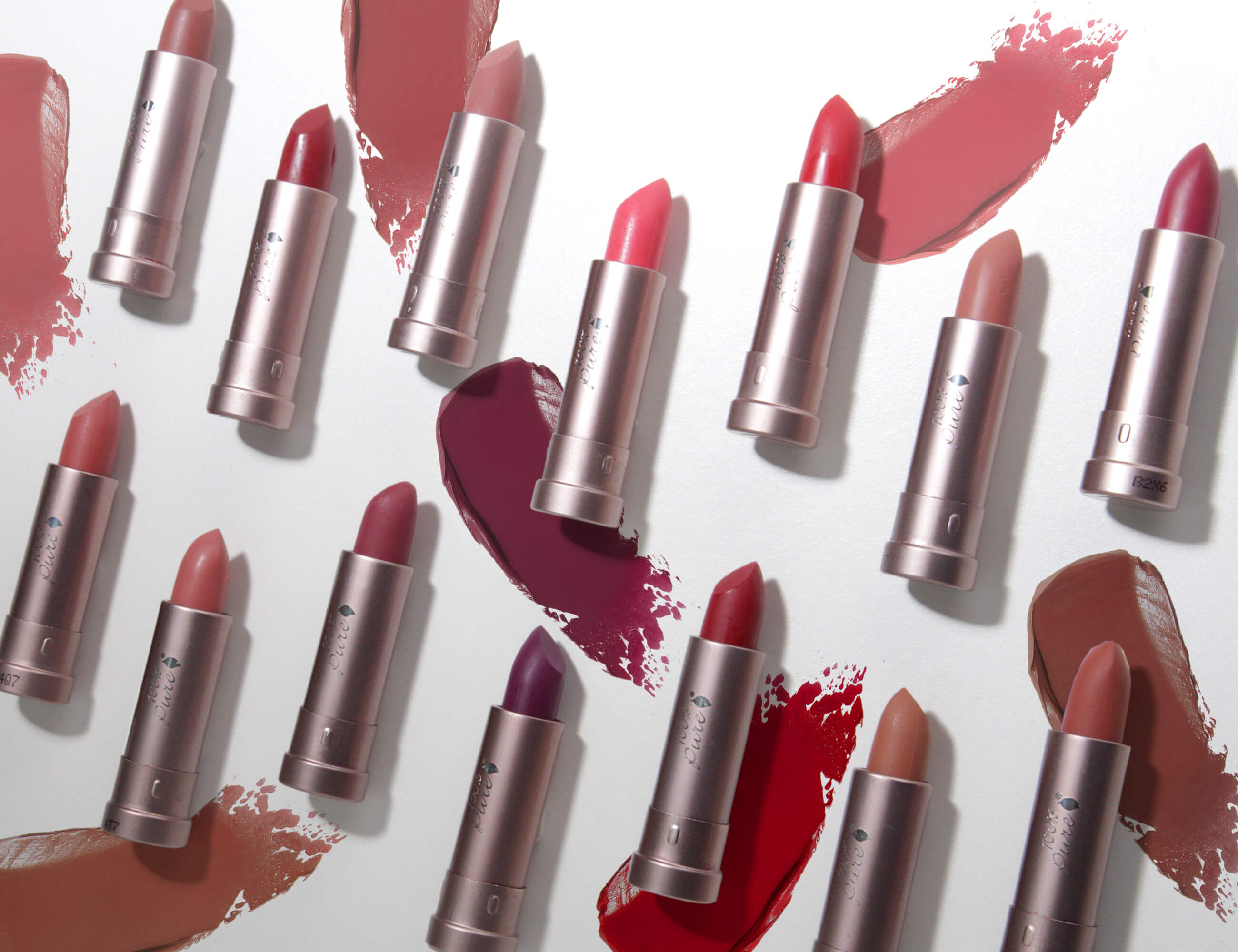 100% Pure Lipsticks