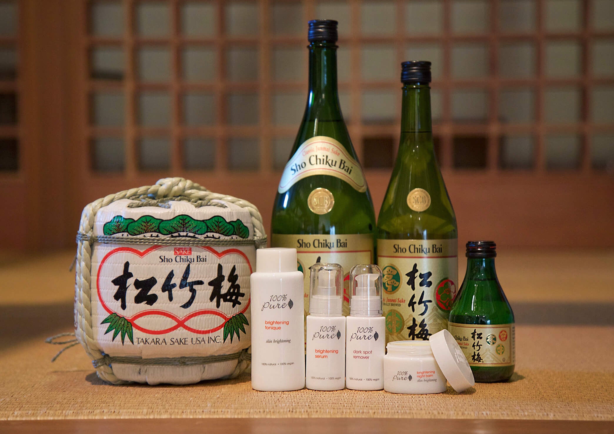 100_Pure_Products_And_Sake