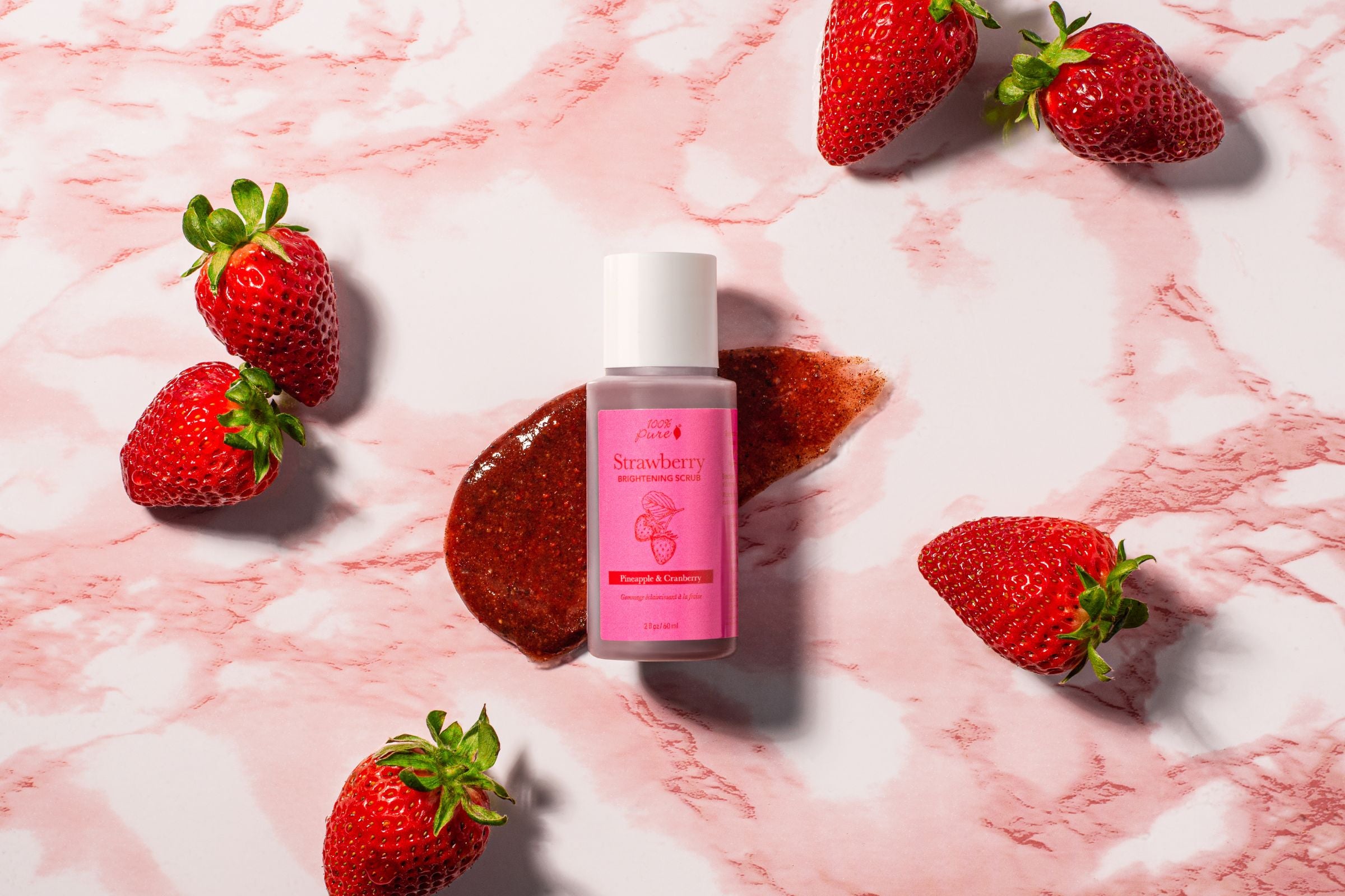 100__PURE_Strawberry_Brightening_Scrub