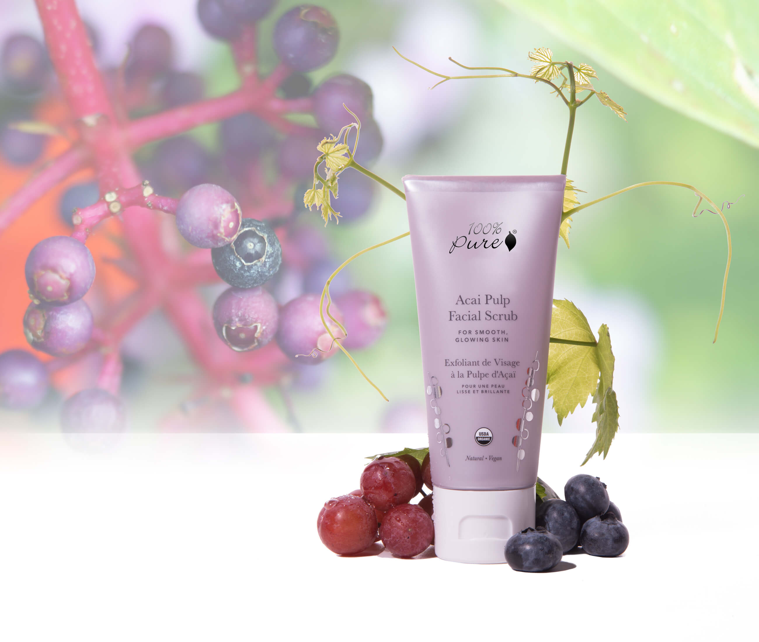 100% PURE Acai Pulp Facial Scrub