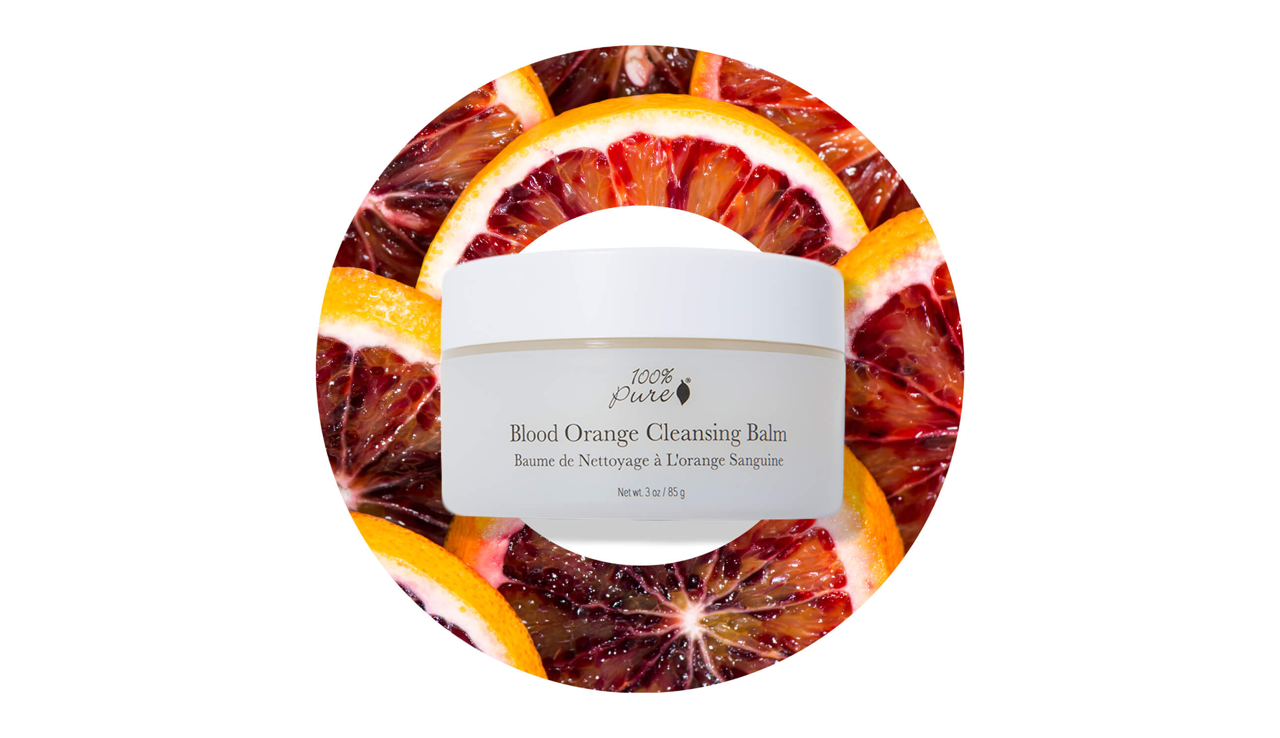 Blood Orange Cleansing Balm packed with antioxidants for skin health