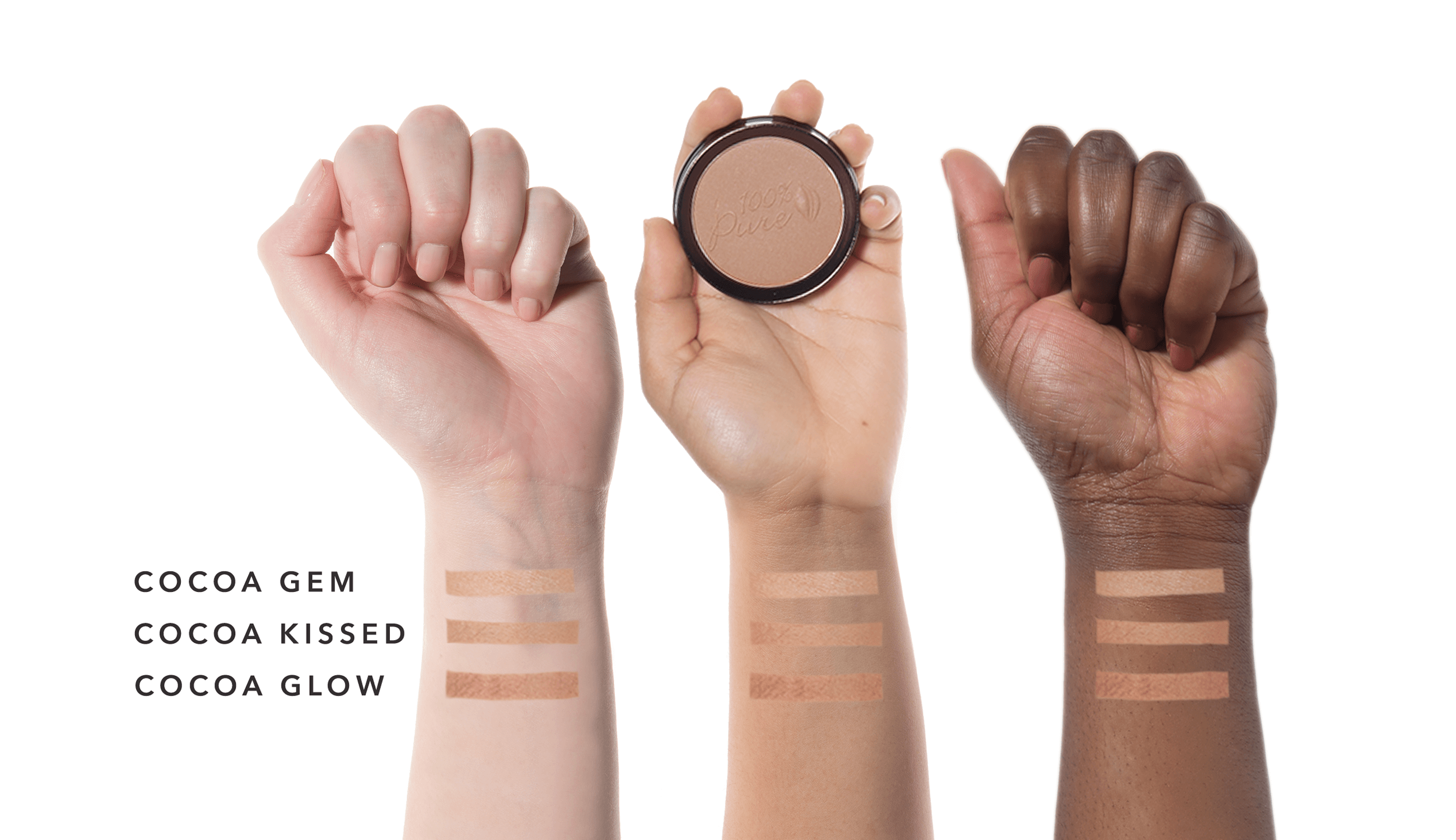 Bronzer Arm Swatches