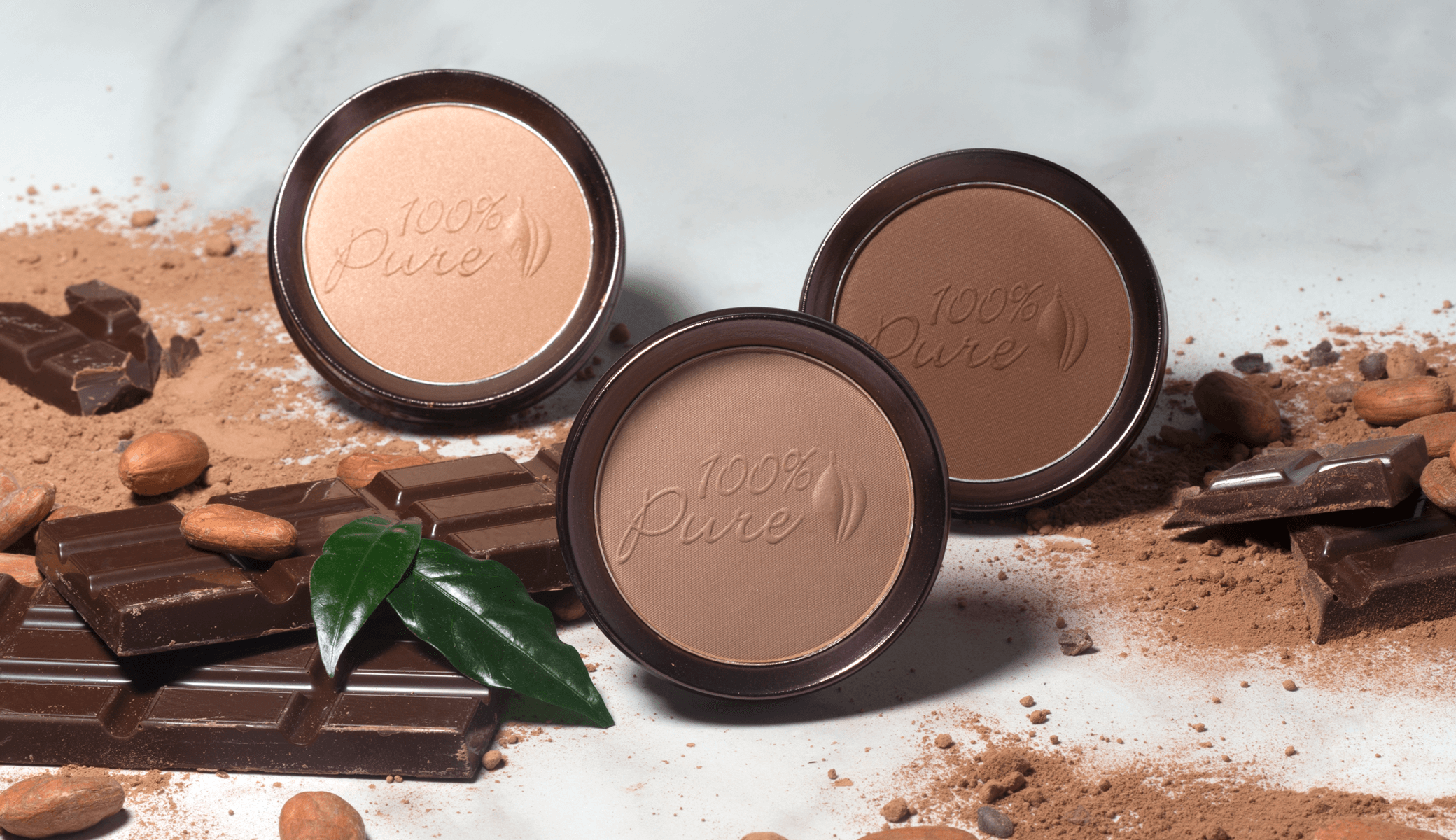 100% PURE Cocoa Bronzers 3 shades