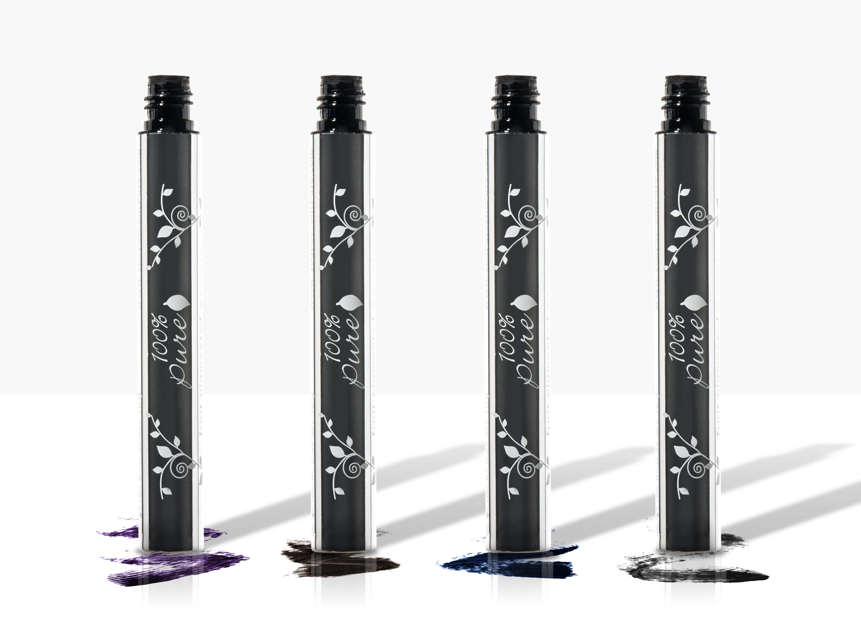 100% PURE Ultra Lengthening Mascara colors