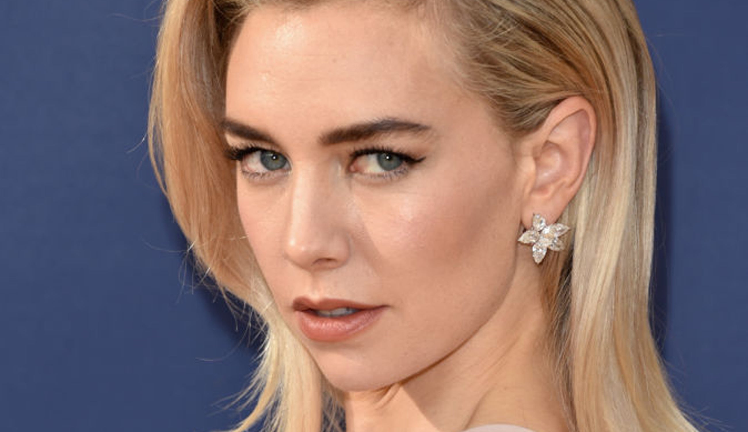 Vanessa Kirby at the Emmys wearing 100% PURE