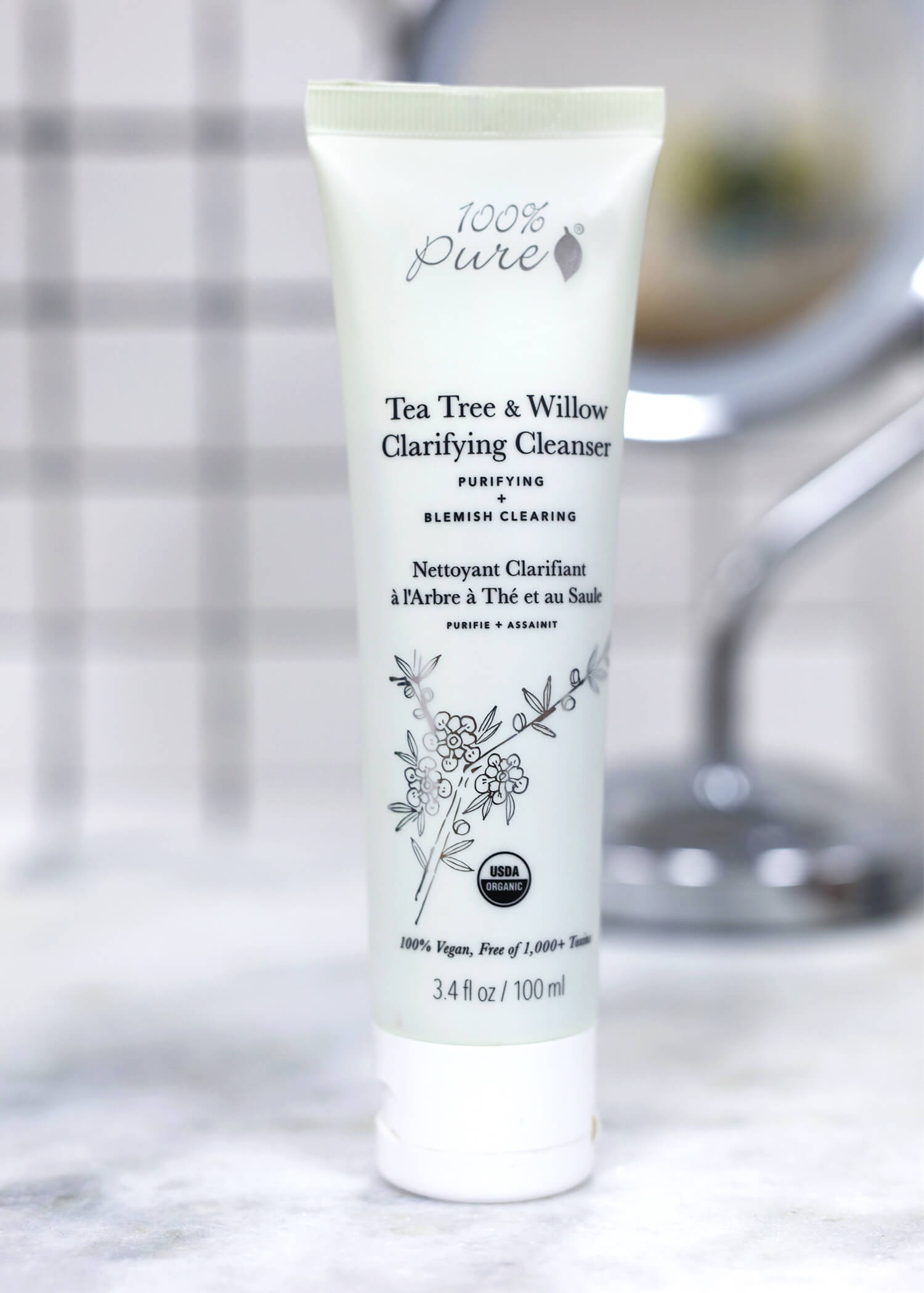 100% PURE Tea Tree & Willow Clarifying Cleanser