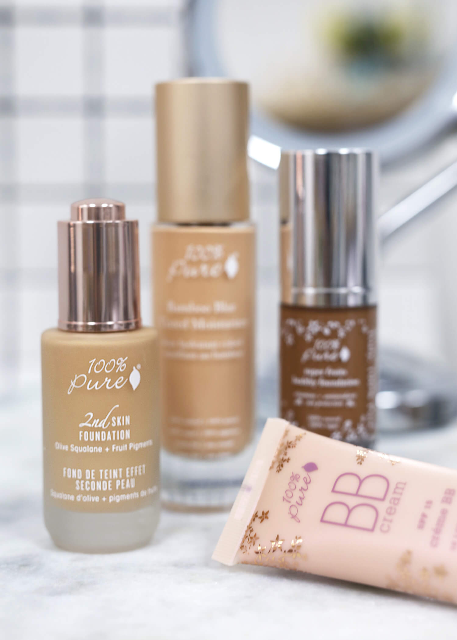 100% PURE Foundation products