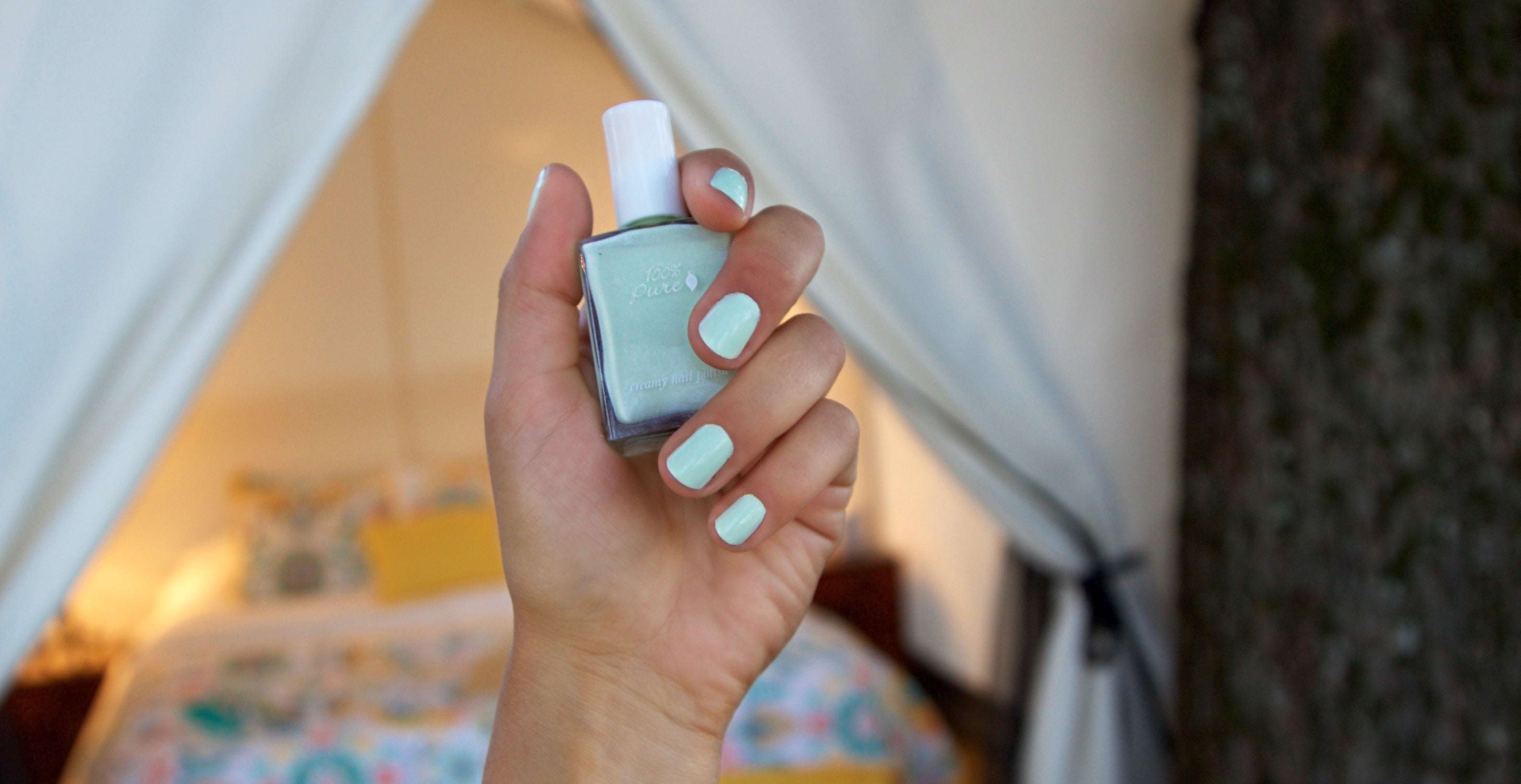 100% PURE Creamy Polish: Seafoam