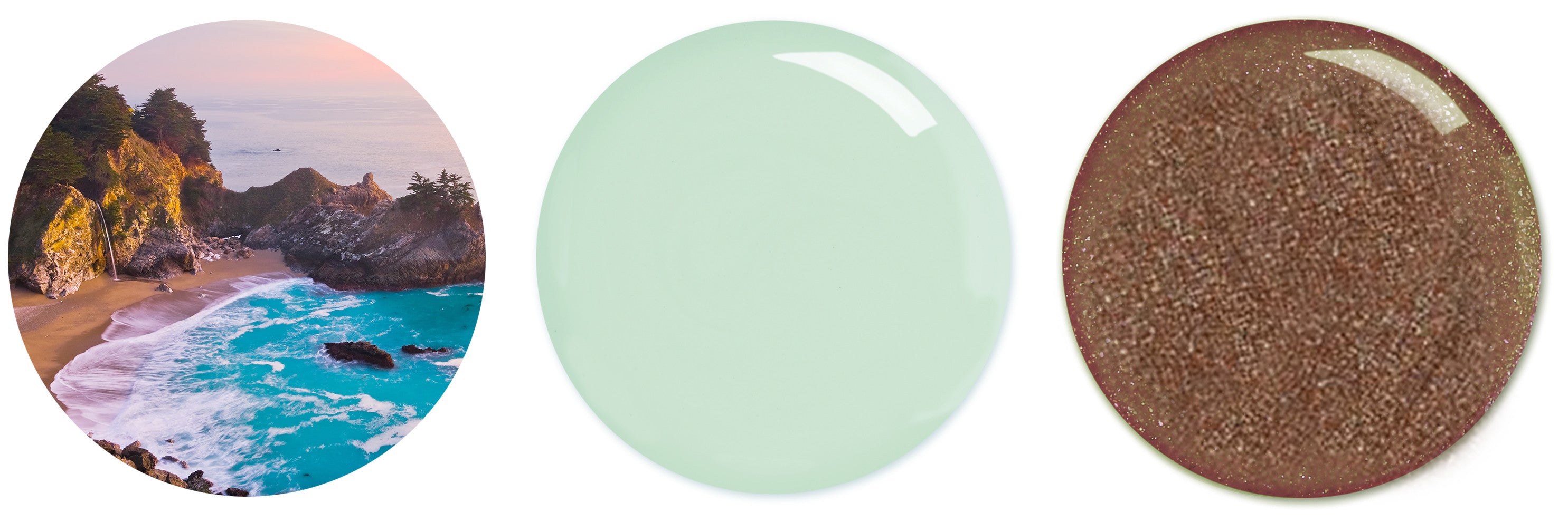 100% PURE Creamy Nail Polish: Seafoam