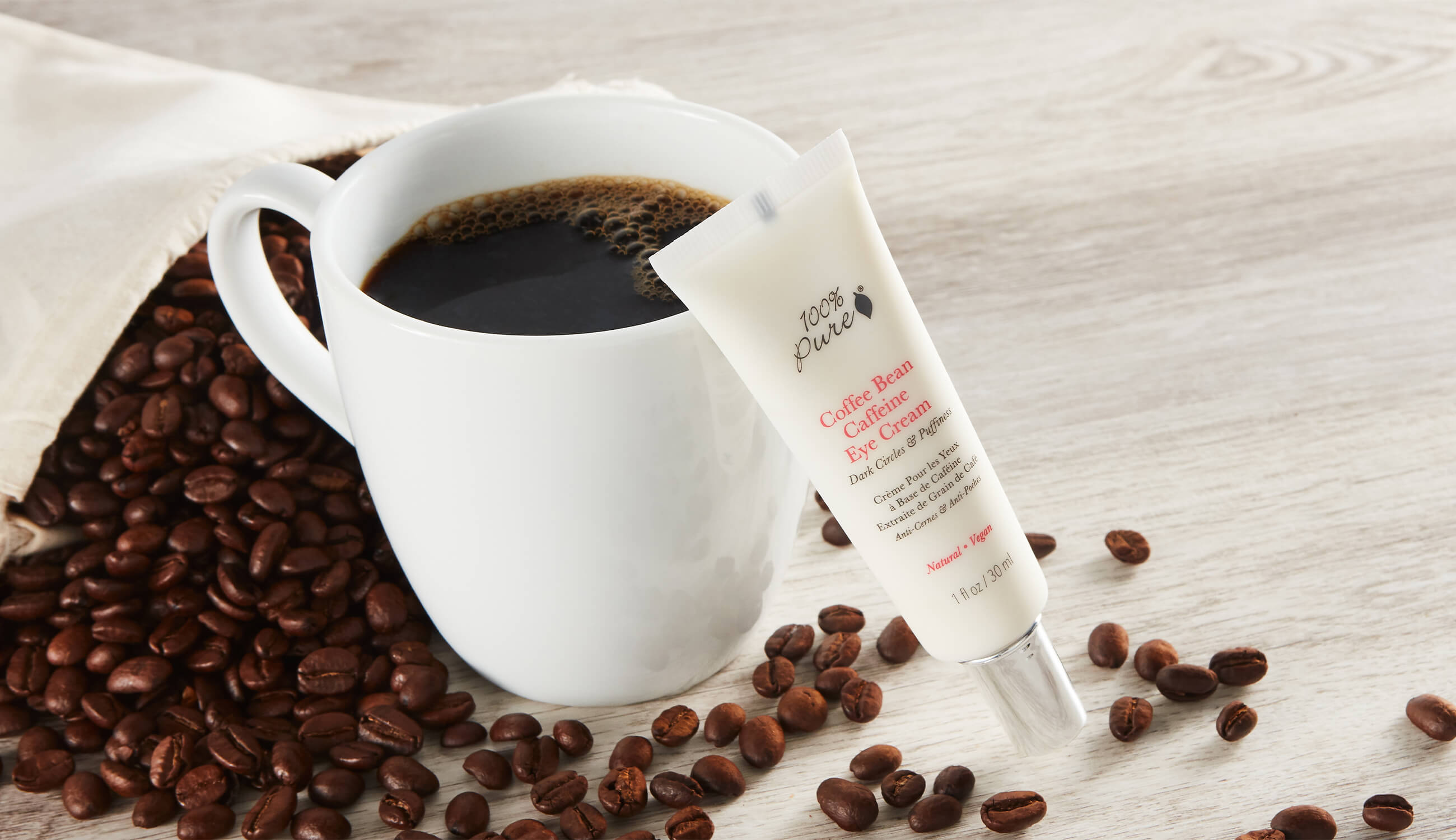 Coffee bean eye cream