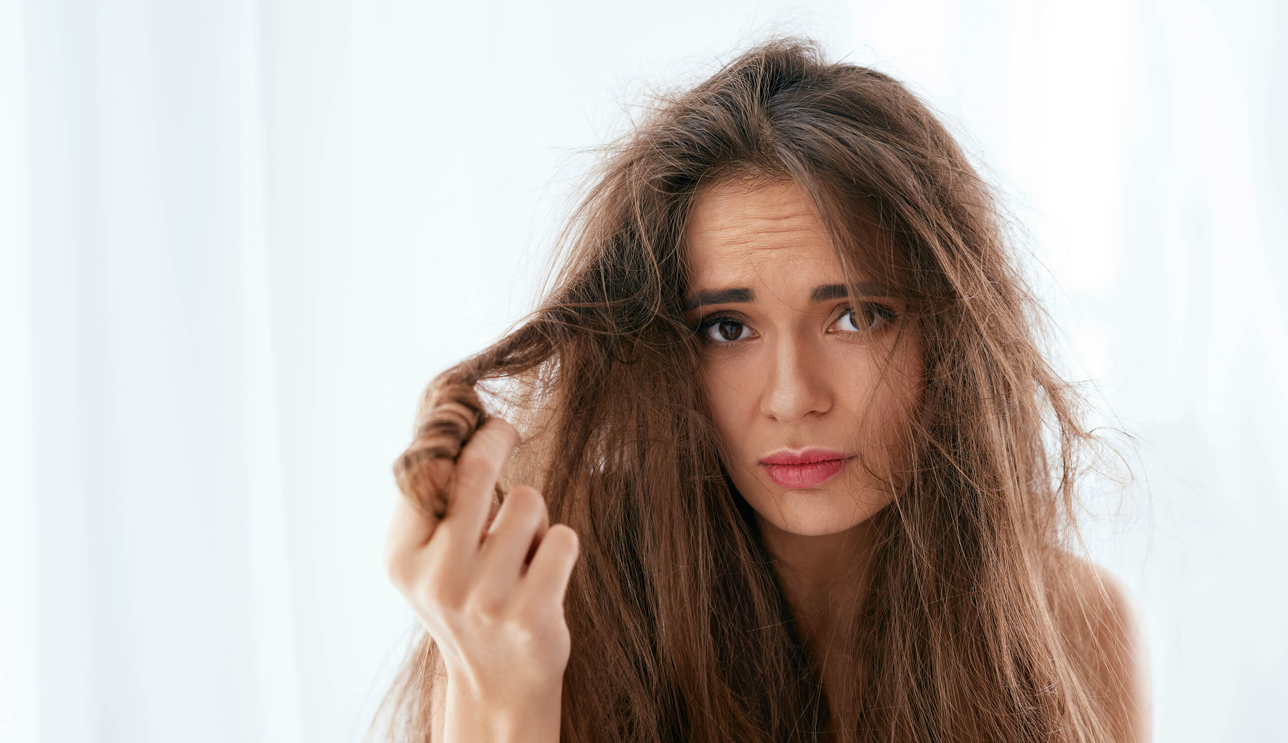 Dry and damaged hair