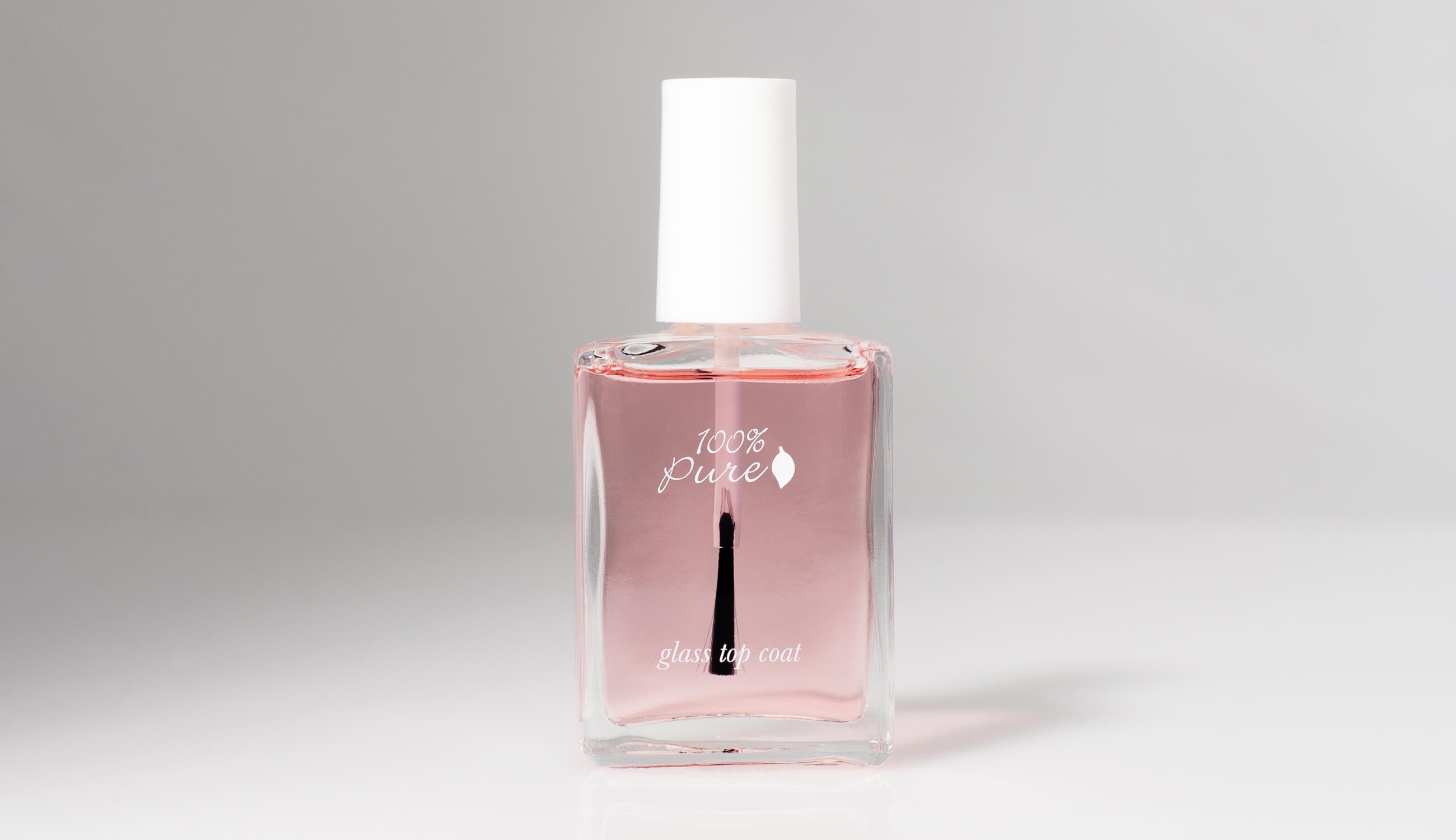 Glass top coat pink