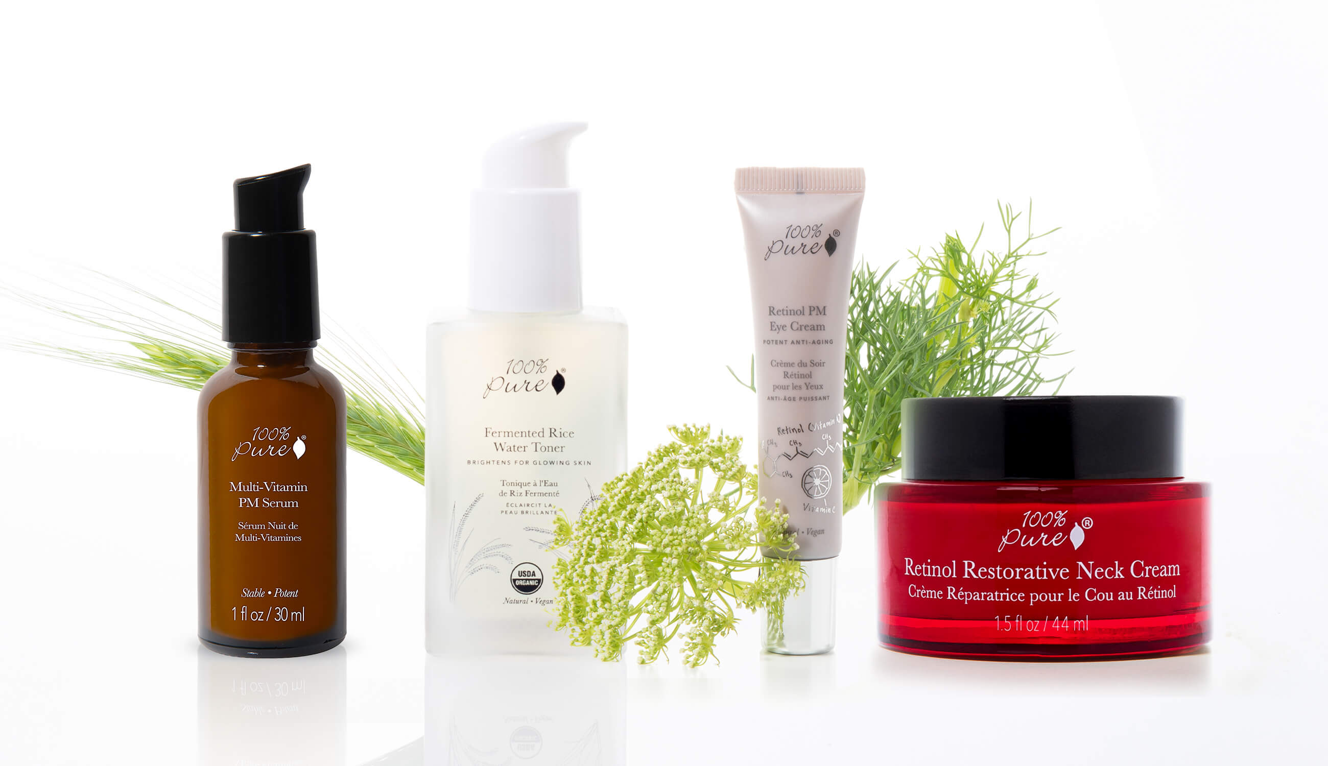 100% PURE Products for oily skin