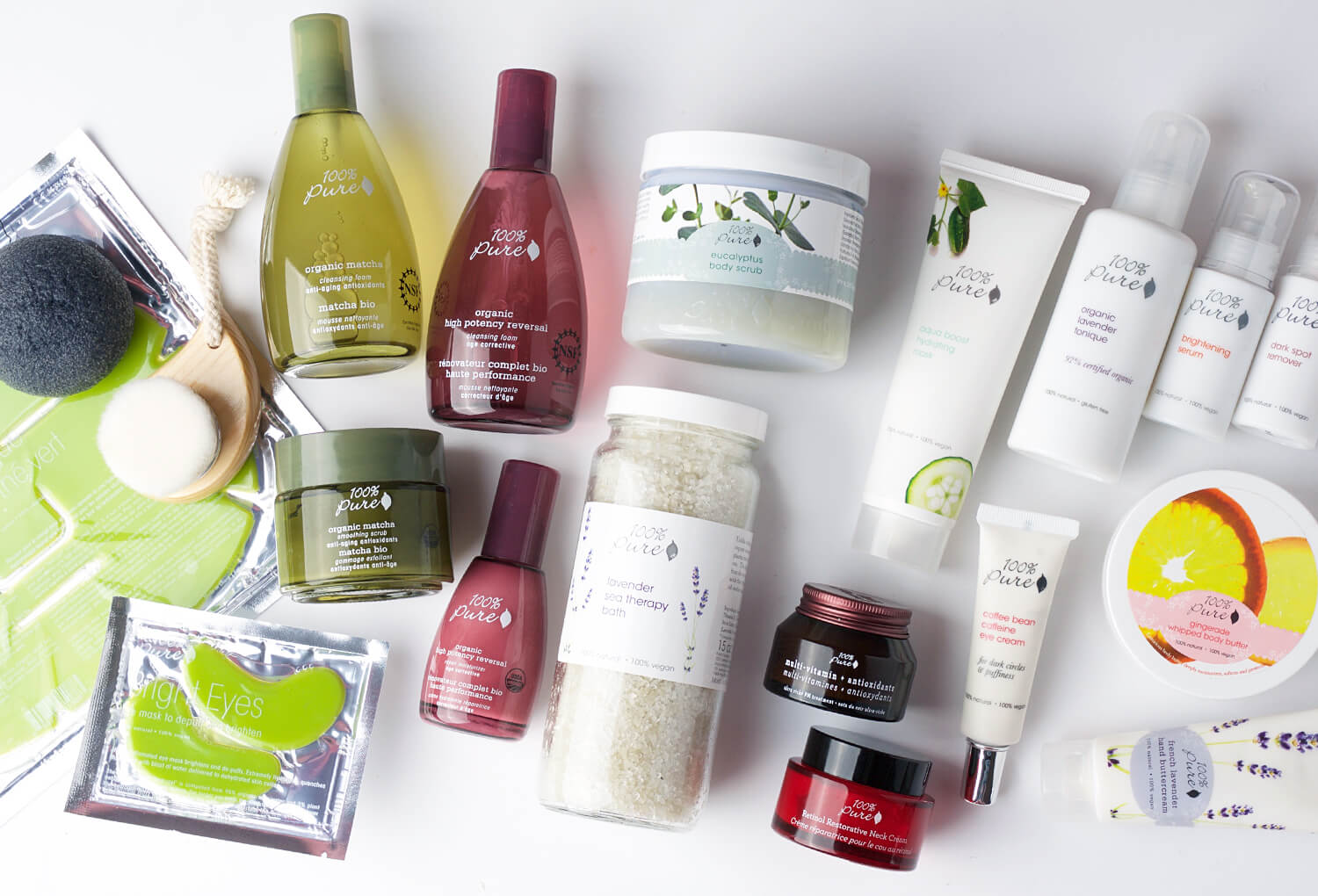 100% PURE Skin Care products from Katies' routine