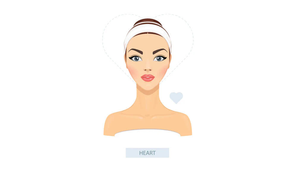 face shape_heart