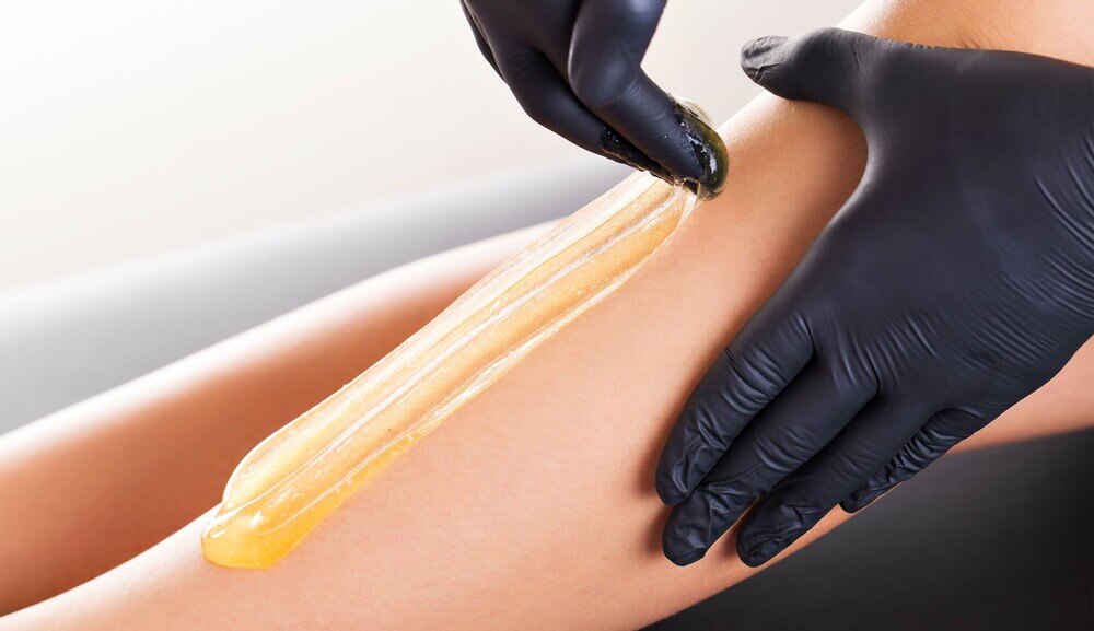 Sugaring on leg.jpg