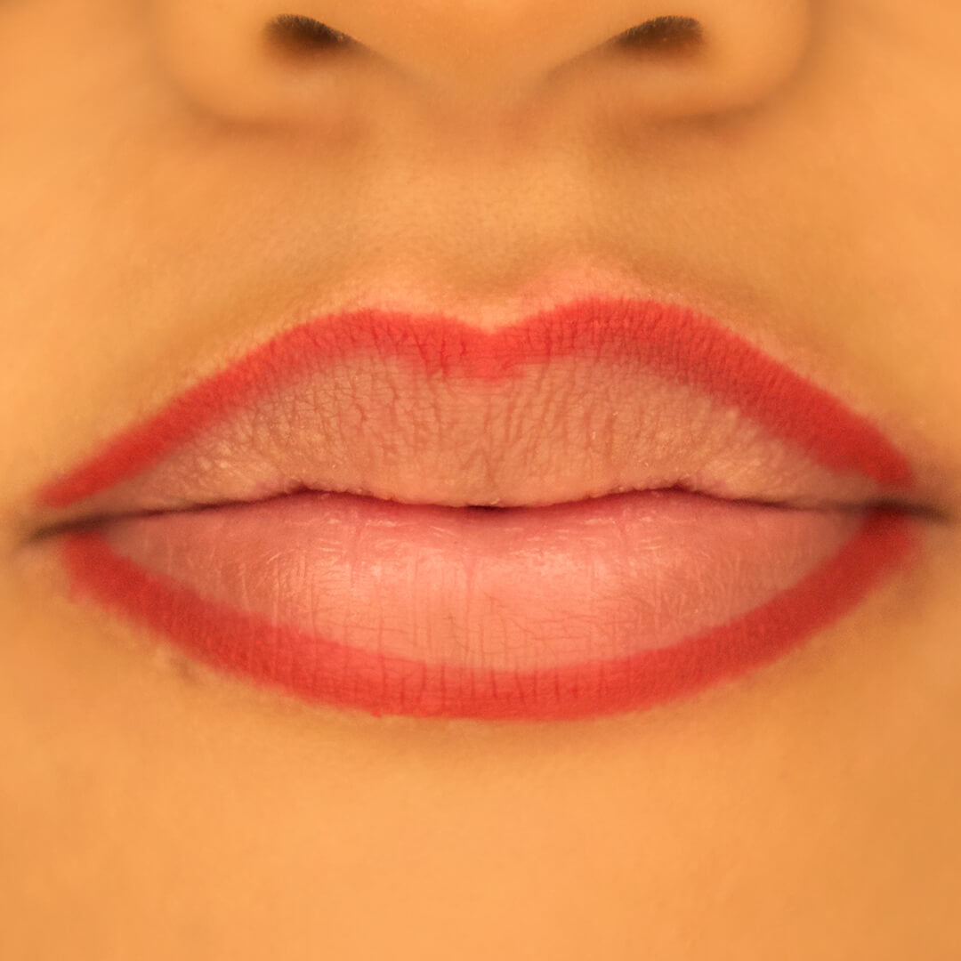 100% PURE Creamy Long Last Lip Liner: Shirley Temple look