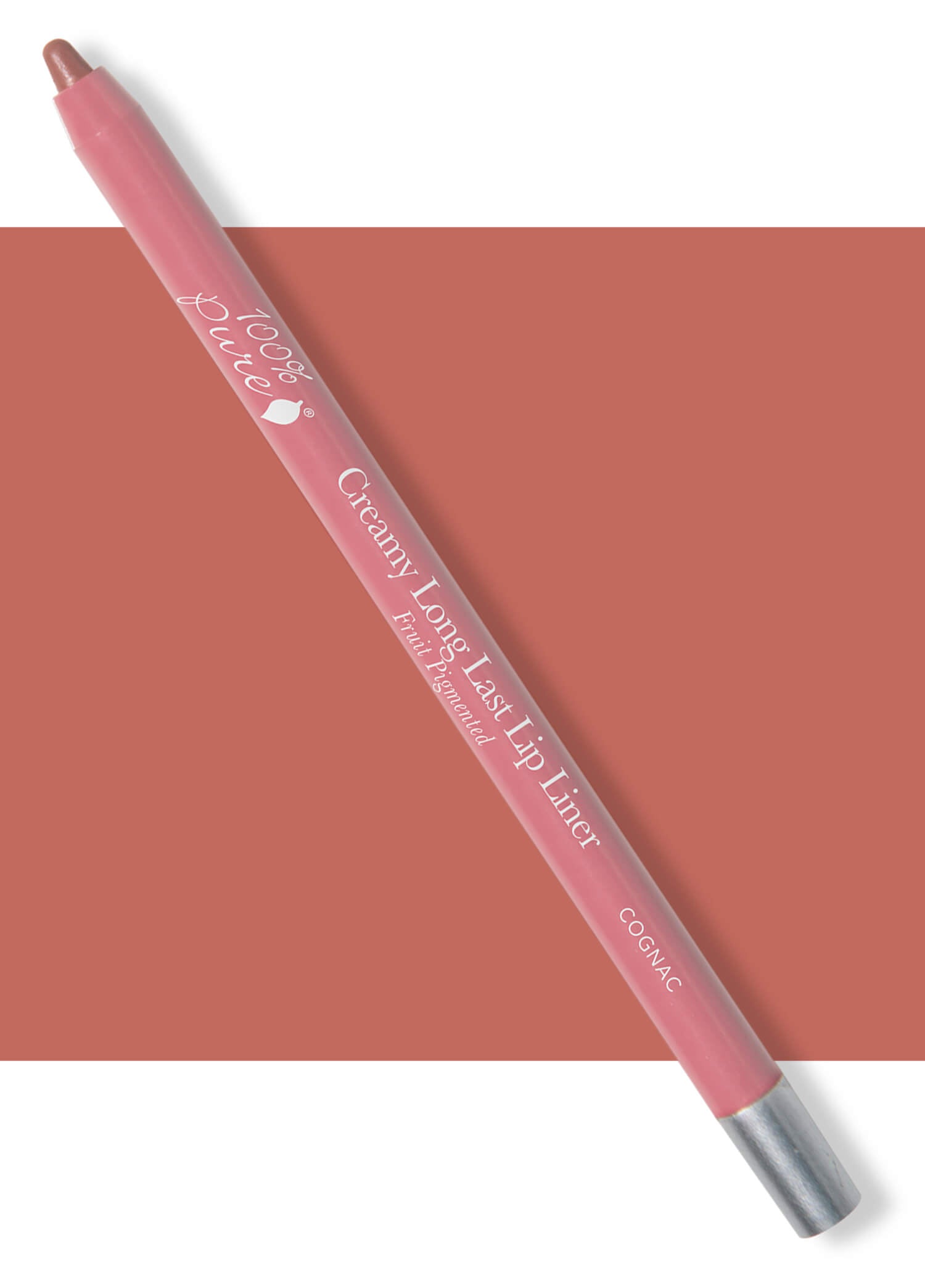 100% PURE Creamy Long Last Lip Liner: Cognac