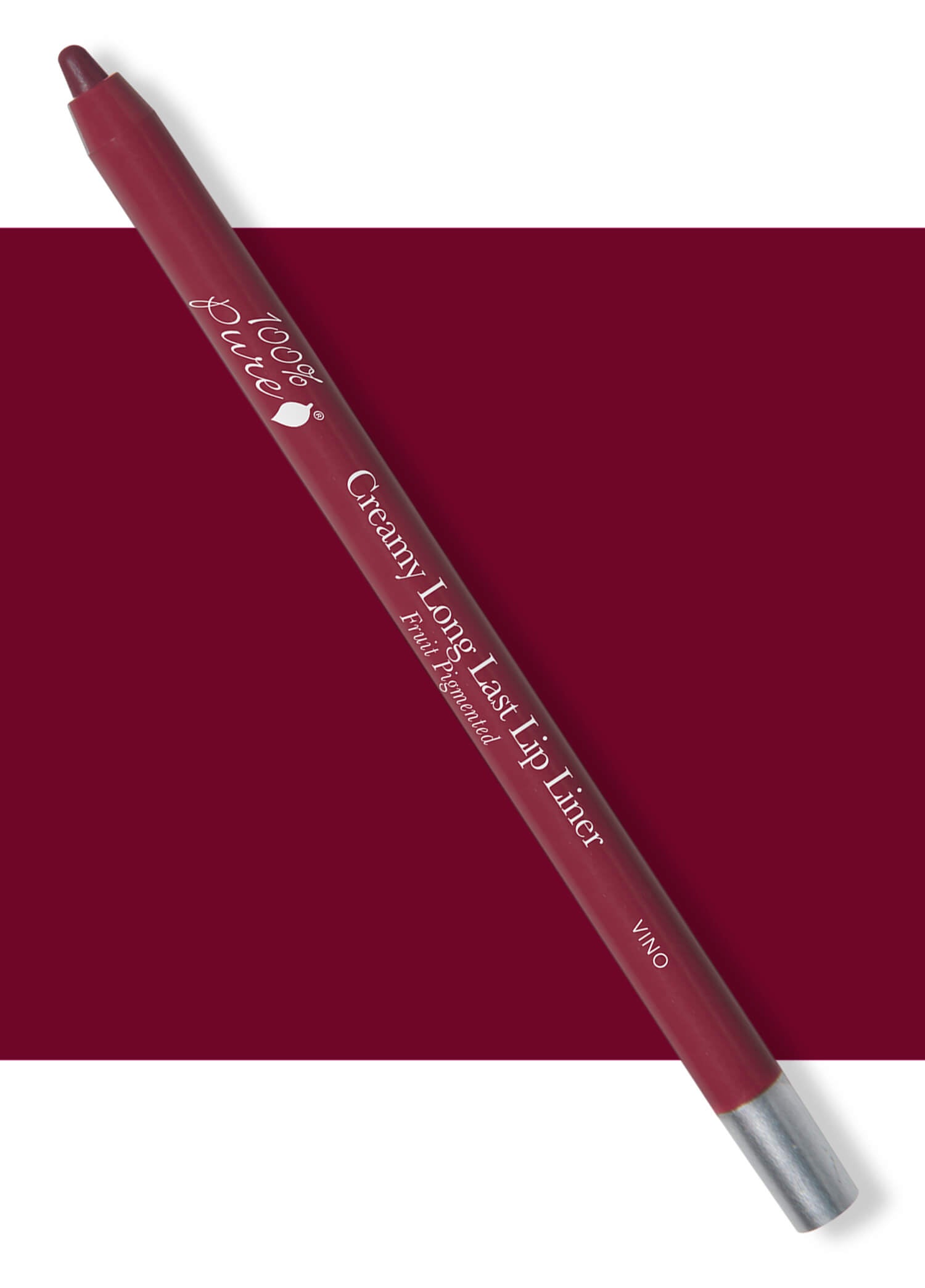 100% PURE Creamy Long Last Lip Liner: Vino