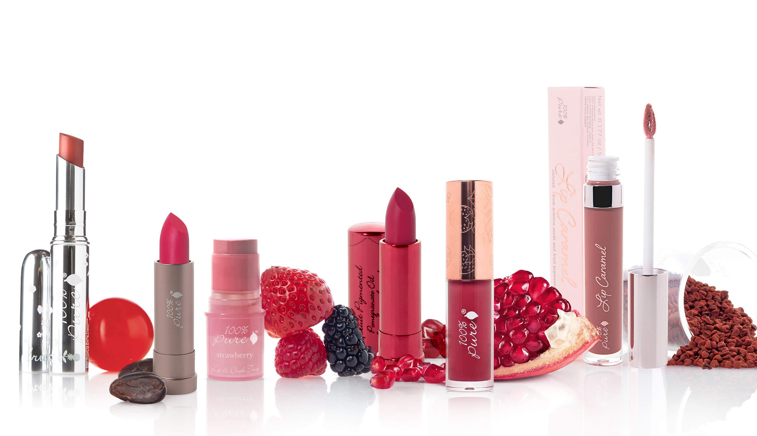 Lipstick image with fruits