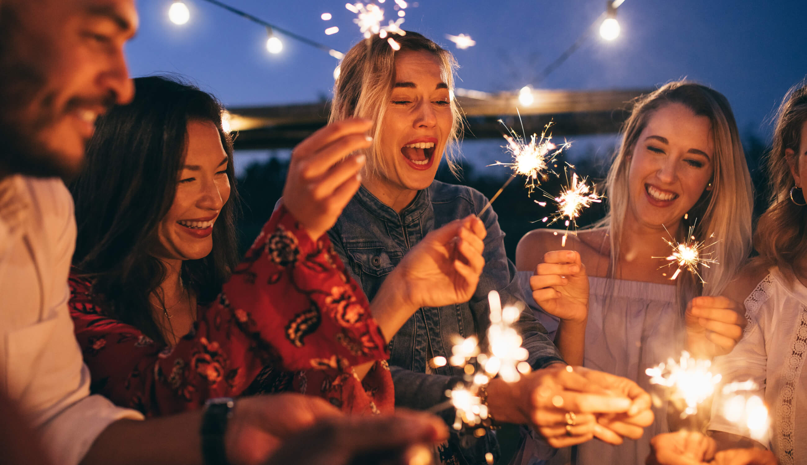 New years sparklers