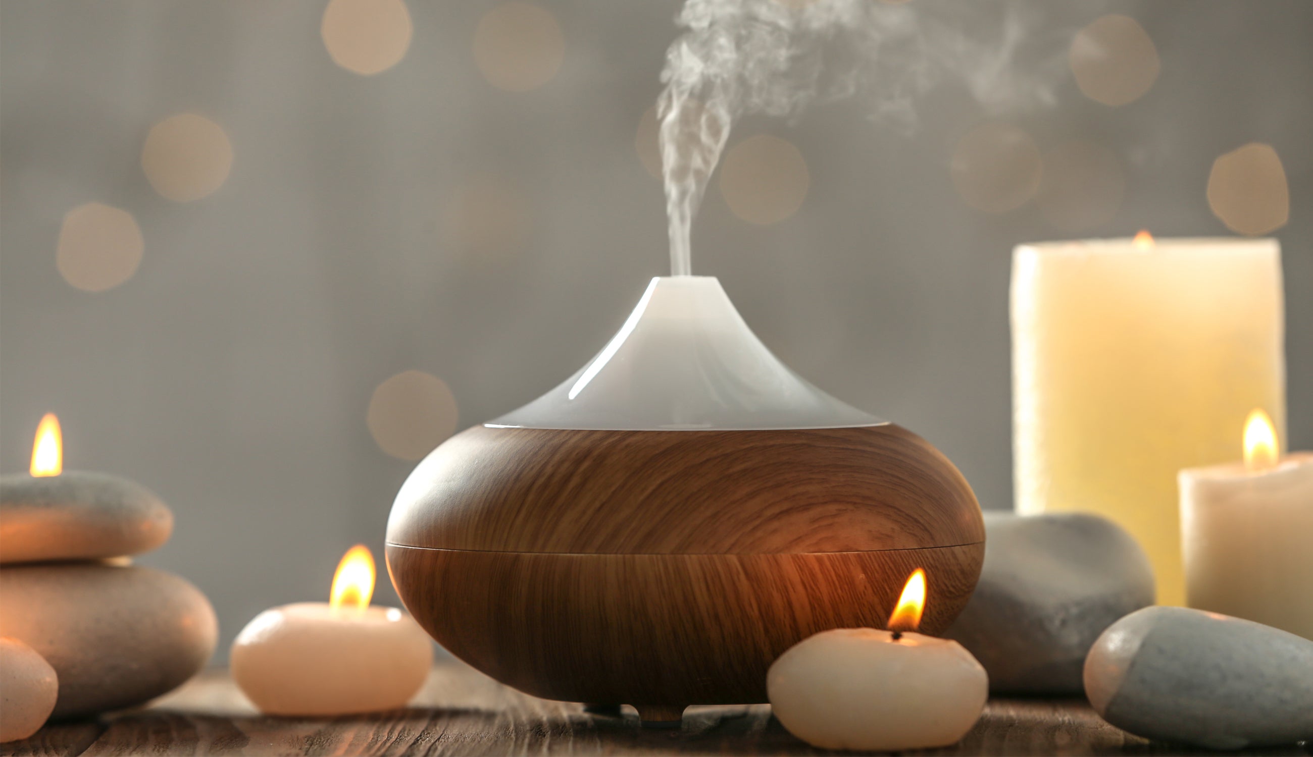 Pampering with an oil diffuser
