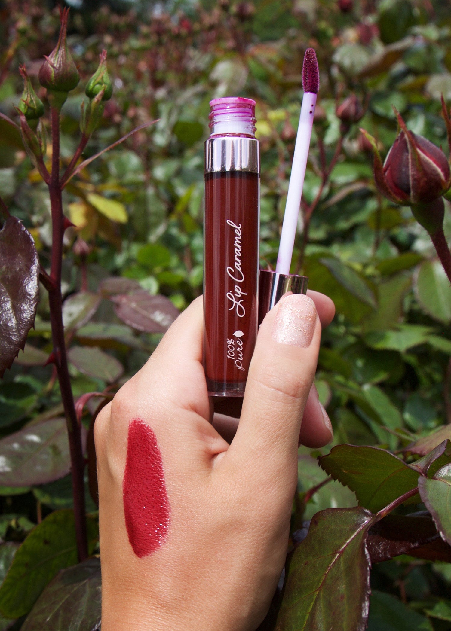 100% PURE Lip Caramel: Plum Wine