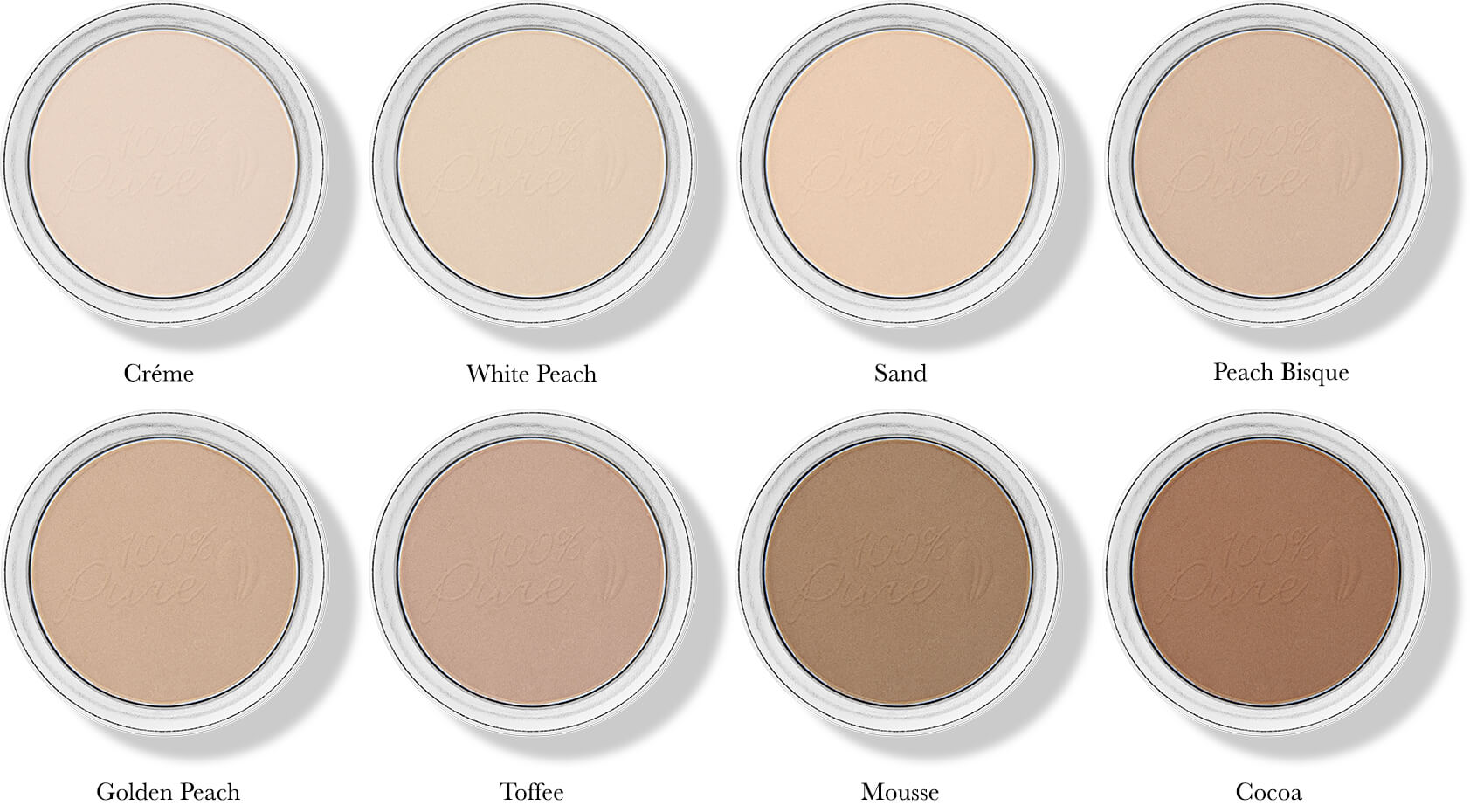 100% PURE Powder Foundations