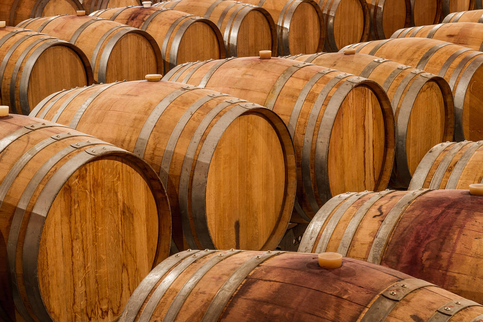 wine barrels